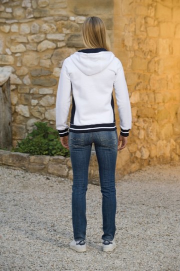 L&S Sweater Cardigan met kap