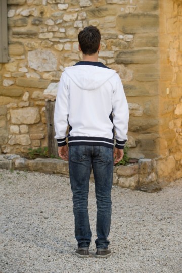 L&S Sweater Cardigan met kap