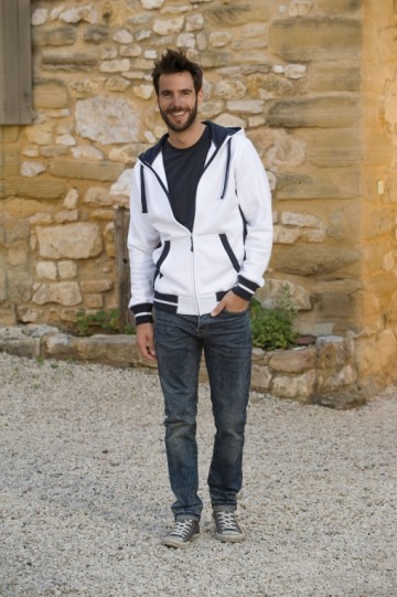 L&S Sweater Cardigan met kap