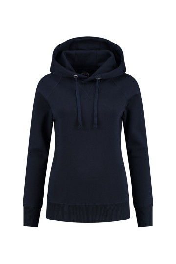 L&S Heavy Hooded Raglan sweater met kap