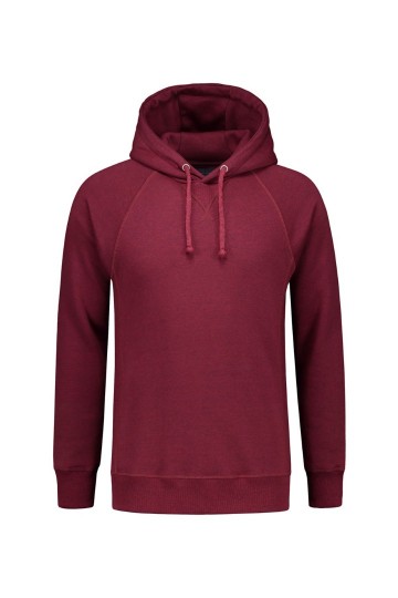 L&S Heavy hooded raglan sweater met capuchon
