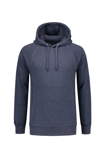 L&S Heavy hooded raglan sweater met capuchon