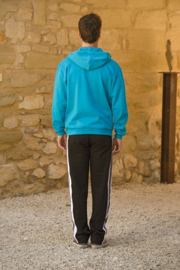 L&S Sweater Cardigan Basic met kap