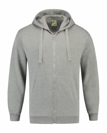 L&S Sweater Cardigan Basic met kap