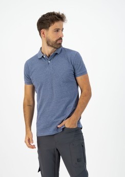 L&S Heather Mix Polo1