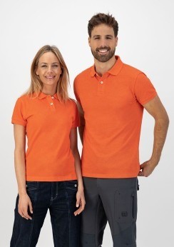 L&S Heather Mix Polo