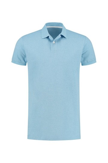 L&S Heather Mix Polo