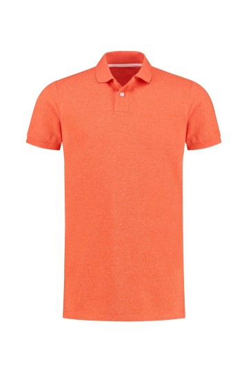 L&S Heather Mix Polo
