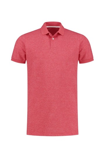 L&S Heather Mix Polo