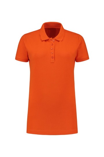 L&S Basic Katoenen Elastaan Polo