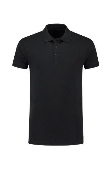L&S Basic Katoenen Elastaan Polo