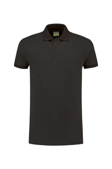 L&S Basic Katoenen Elastaan Polo
