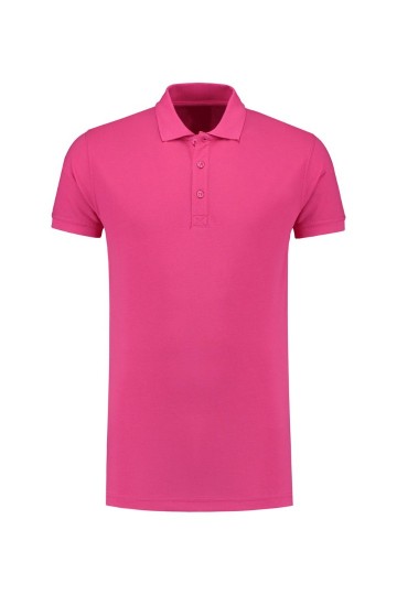L&S Basic Katoenen Elastaan Polo