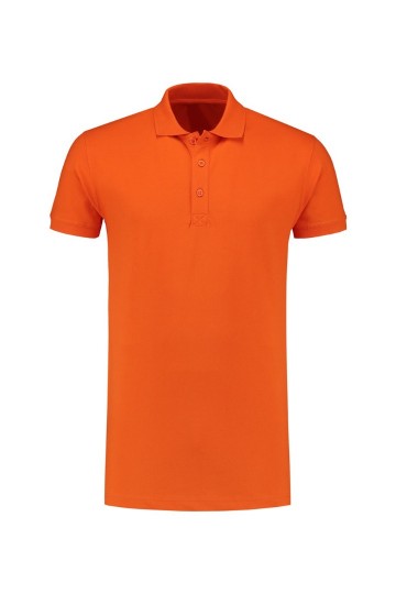 L&S Basic Katoenen Elastaan Polo