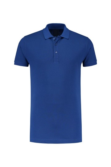 L&S Basic Katoenen Elastaan Polo