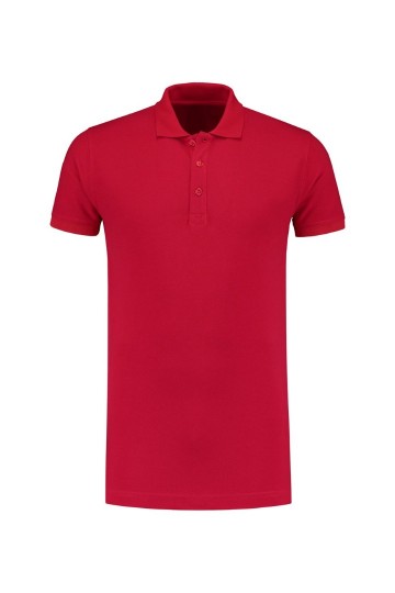 L&S Basic Katoenen Elastaan Polo