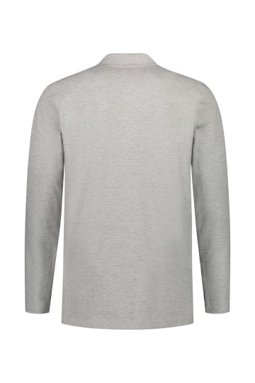 L&S Basic Katoenen Elastaan Polo met LM