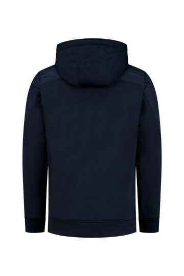 L&S Bonded Fleece jack met capuchon