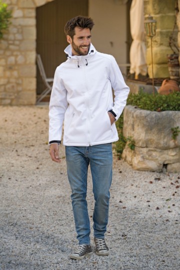 L&S Softshell jack met kap