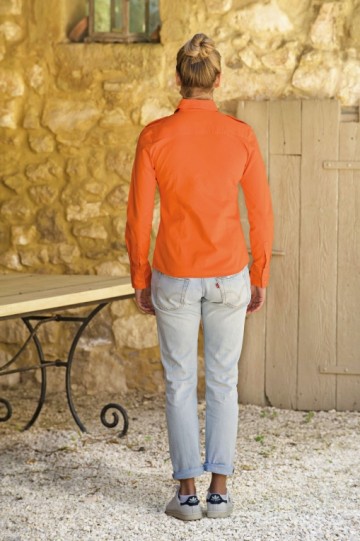 L&S Shirt Twill met LM