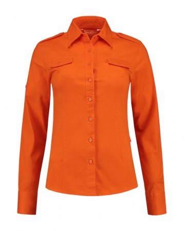 L&S Shirt Twill met LM