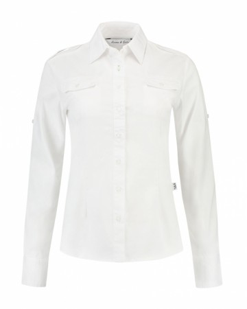 L&S Shirt Twill met LM