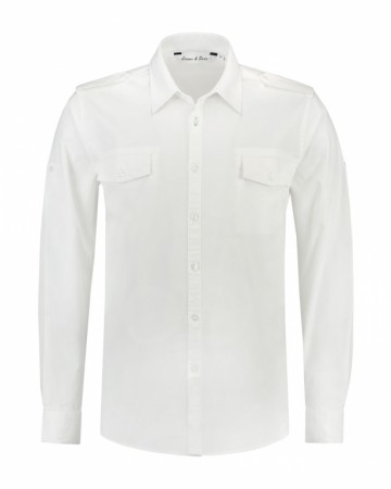 L&S Shirt Twill met LM