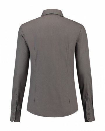 L&S Shirt Poplin Mix met LM