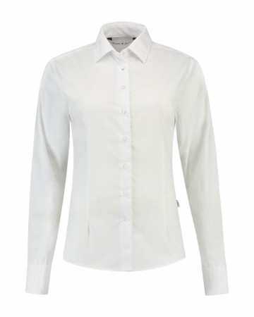 L&S Shirt Poplin Mix met LM