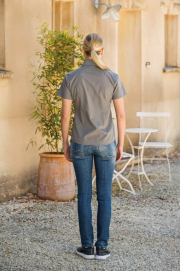 L&S Shirt Poplin Mix