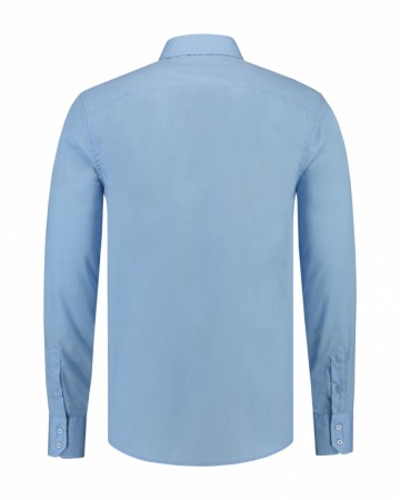 L&S Shirt Poplin Mix met LM