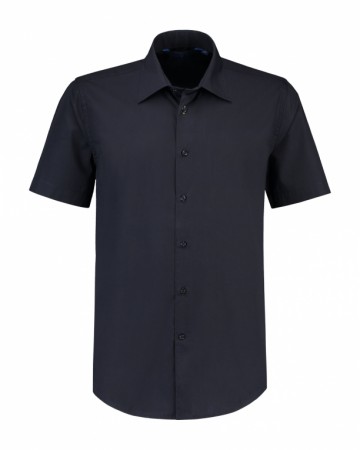 L&S Shirt Poplin Mix