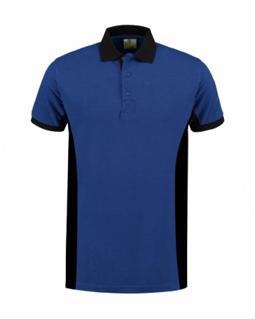 LEM4600 L&S Poloshirt koningsblauw/zwart