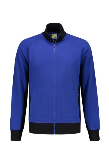 LEM4725 Cardigan Koningsblauw/Zwart