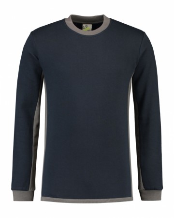 LEM4750 Sweater Donker marineblauw/Parelgrijs