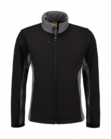 LEM4800 Softshell Jacket Zwart/Parelgrijs