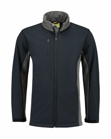 LEM4800 Softshell Jacket Donker marineblauw/Parelgrijs