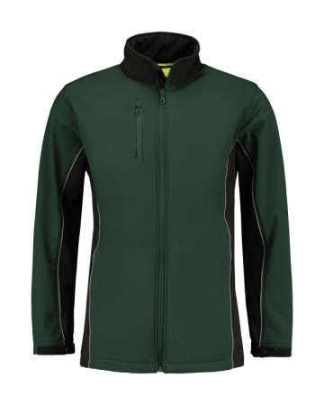 LEM4800 Softshell Jacket Bosgroen/Zwart