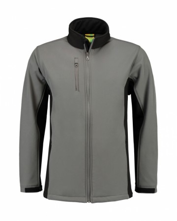 LEM4800 Softshell Jacket Parelgrijs/Zwart