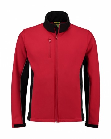 LEM4800 Softshell Jacket Rood/Zwart