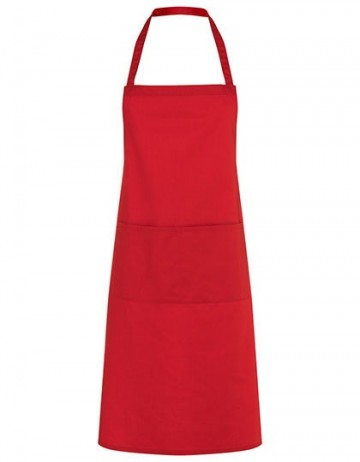 LS7 Karlowski Bib Apron Denmark schort  rood