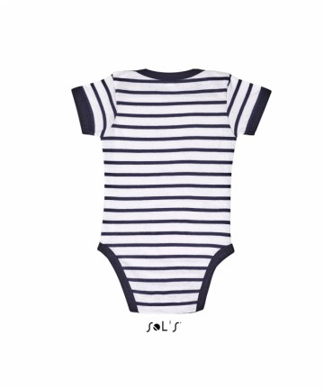 Sol's Miles gestreept Baby body