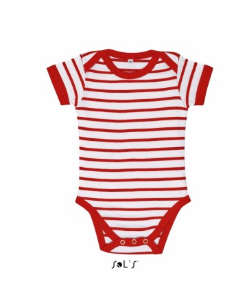 Sol's Miles gestreept Baby body