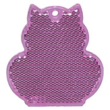M117900 MBW voetgangers kat reflector neon roze