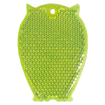 M118040 MBW voetgangersreflector Uil neon geel