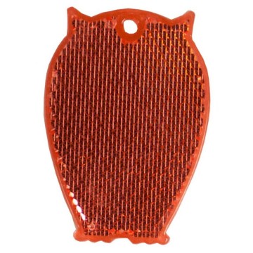 M118040 MBW voetgangersreflector Uil rood