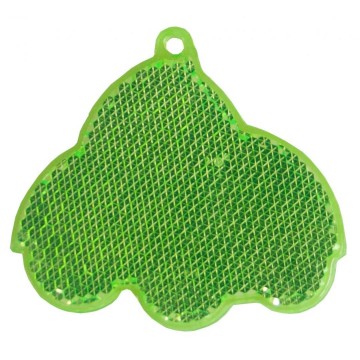 M118160 MBW voetgangersreflector Auto neon groen