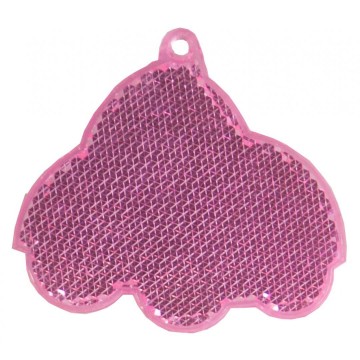 M118160 MBW voetgangersreflector Auto roze