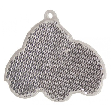 M118160 MBW voetgangersreflector Auto wit