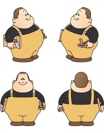 M124229 MBW SQUEEZIES® Carpenter Bert®